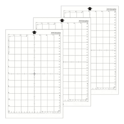 Bases de Corte Adhesivas 12x8, Set de 3 para Plotter y Manualidades