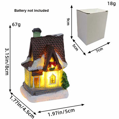 Casitas con luces LED