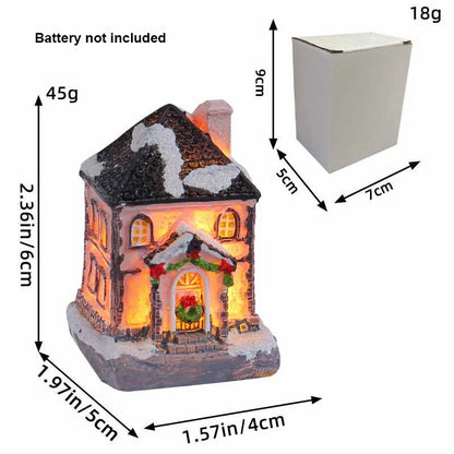 Casitas con luces LED