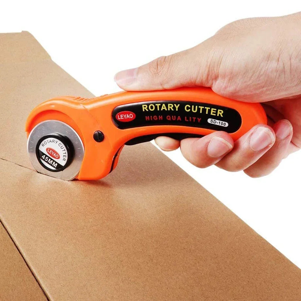 Kit Cortador Rotatorio 45mm con Base, Regla y Cuchillo de Precisión
