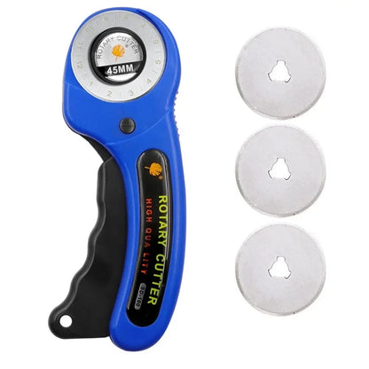 Kit Cortador Rotatorio 45mm con Base, Regla y Cuchillo de Precisión