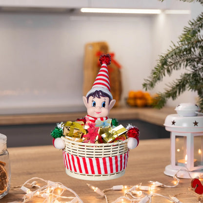 Cesta de elfo para dulces y meriendas