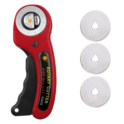 Kit Cortador Rotatorio 45mm con Base, Regla y Cuchillo de Precisión