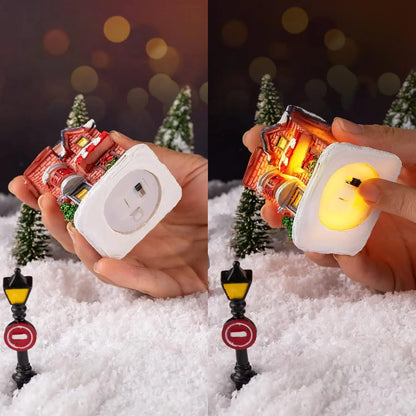 Casitas con luces LED