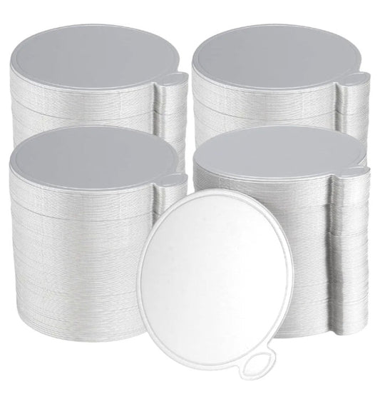 Rxm porta postre plateado 9cm paq de 50 und