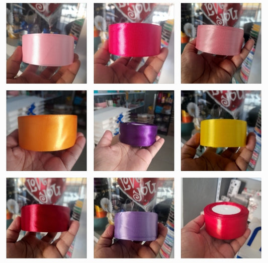 CS1.5 Cinta satin 25 yarda