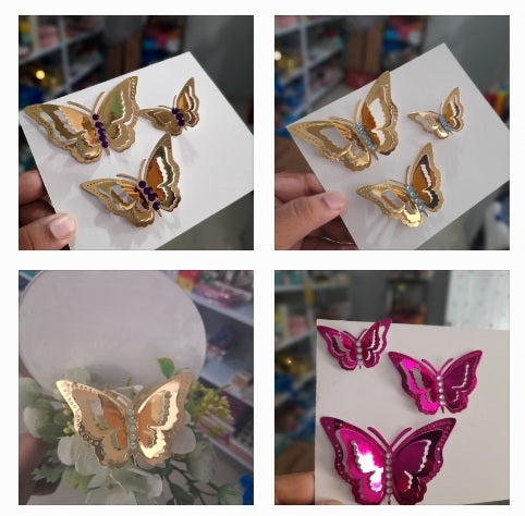Mariposas de 3 tamaños DMF