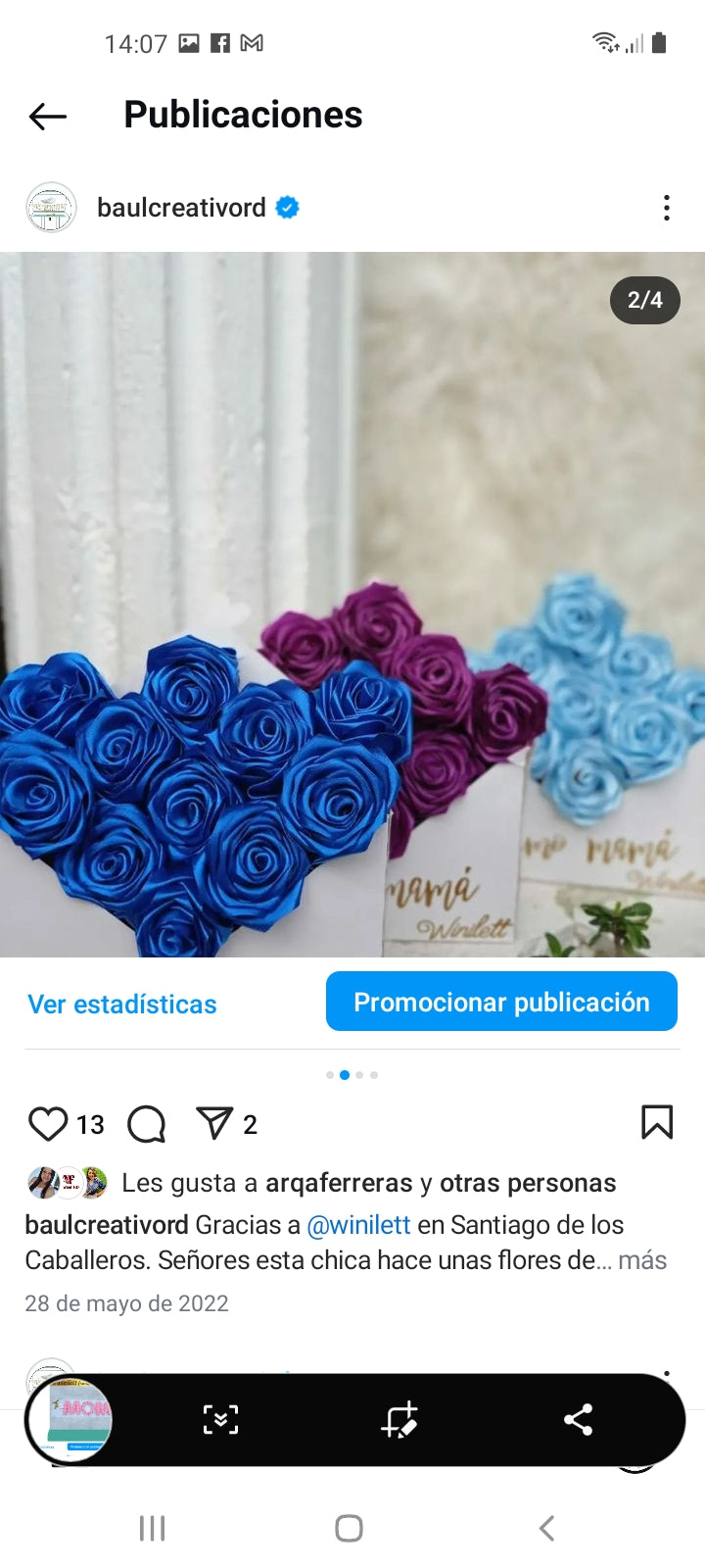 C Y B Tipo sobre grande decorada con lazo 1.8M DPM