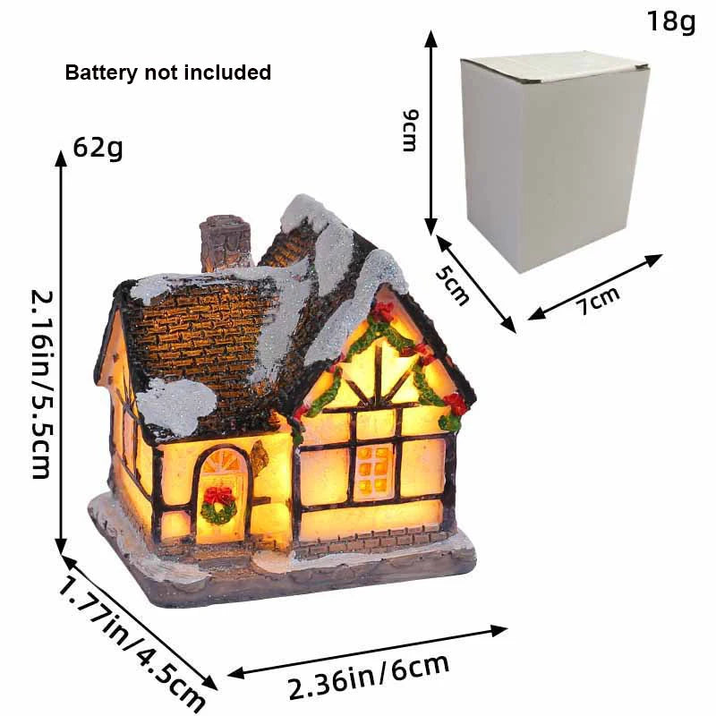 Casitas con luces LED