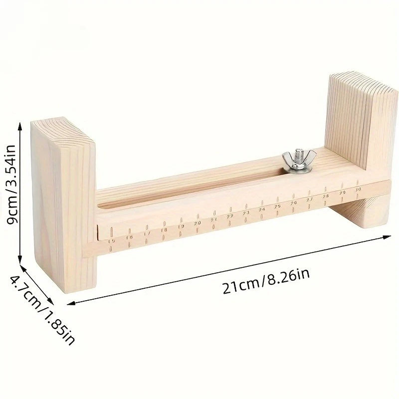Telar de Madera para Pulseras DIY con Largo Ajustable