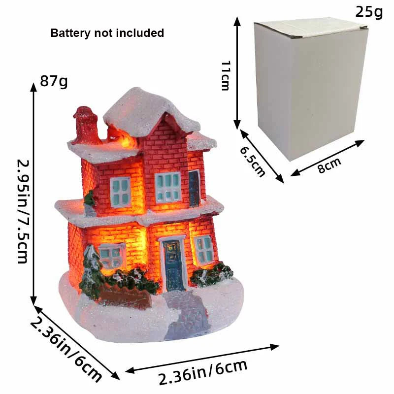 Casitas con luces LED