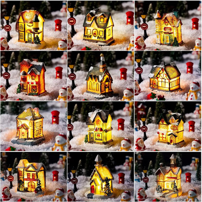 Casitas con luces LED