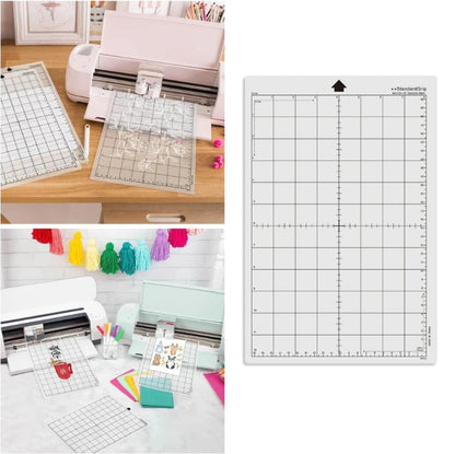 Bases de Corte Adhesivas 12x8, Set de 3 para Plotter y Manualidades