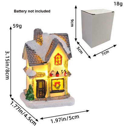 Casitas con luces LED