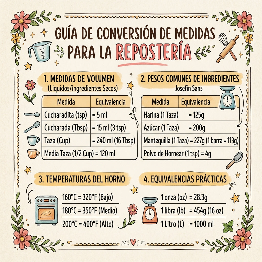 TABLA DE CONVERSION DE MEDIDAS