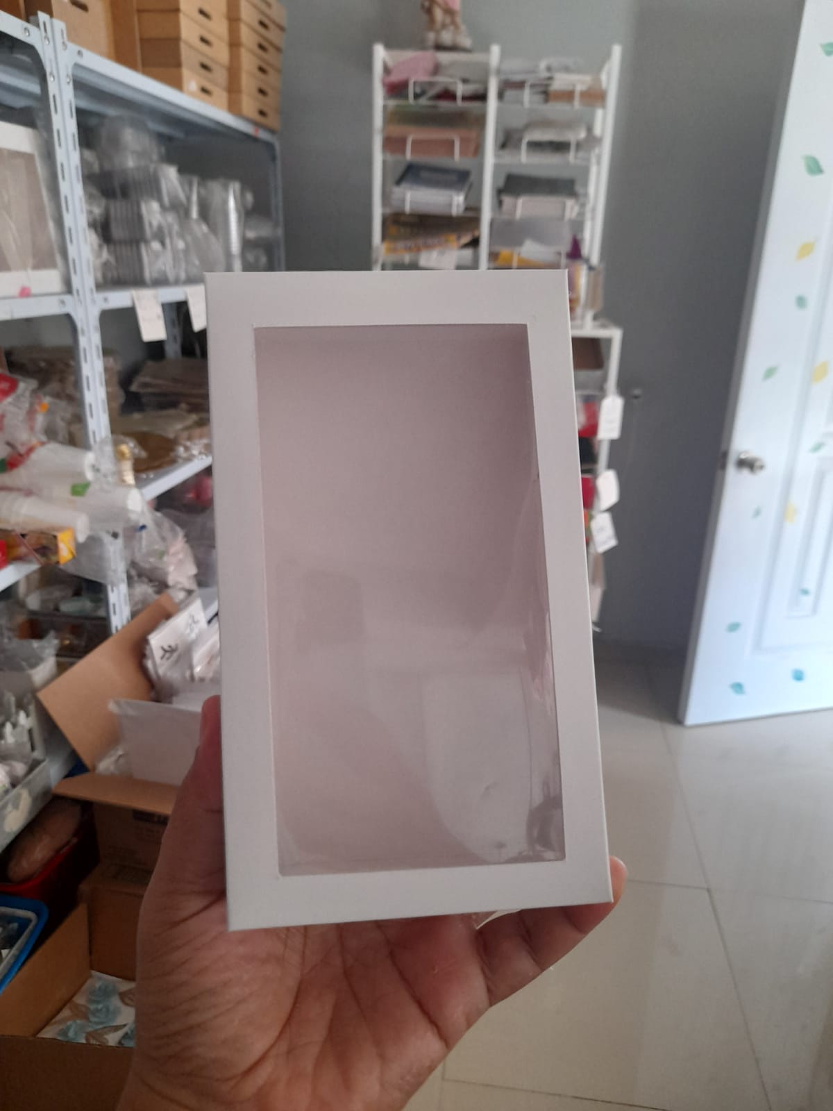 Caja para 2 botellas de ponche con ventana