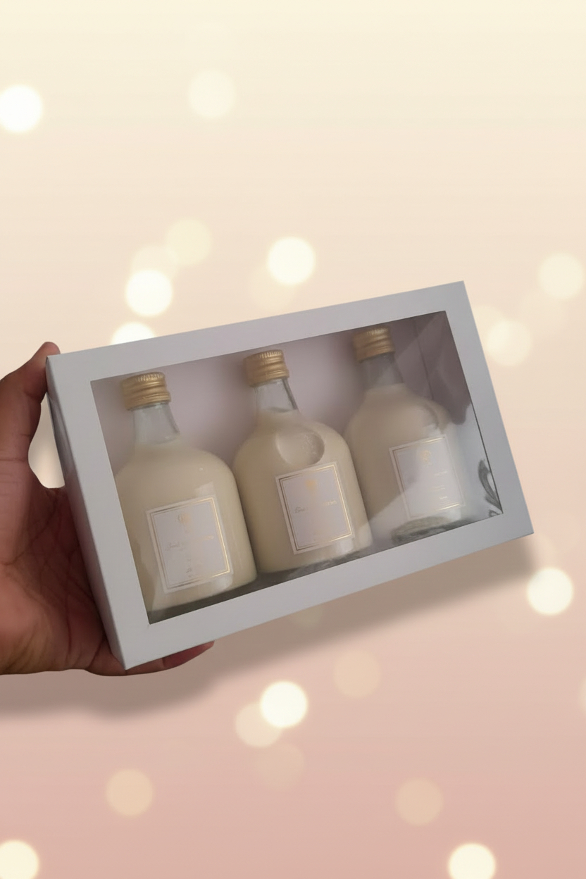 Caja para 3 chatas de ponche