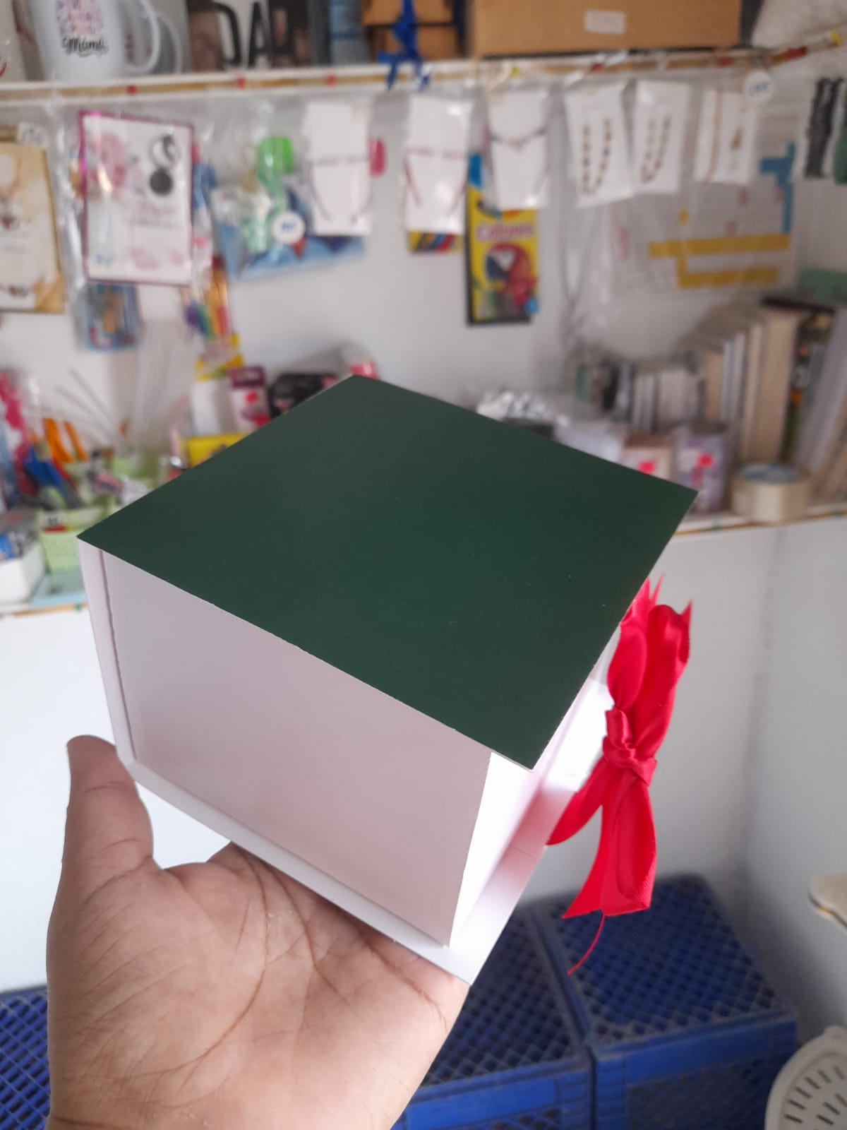 Caja libro para taza