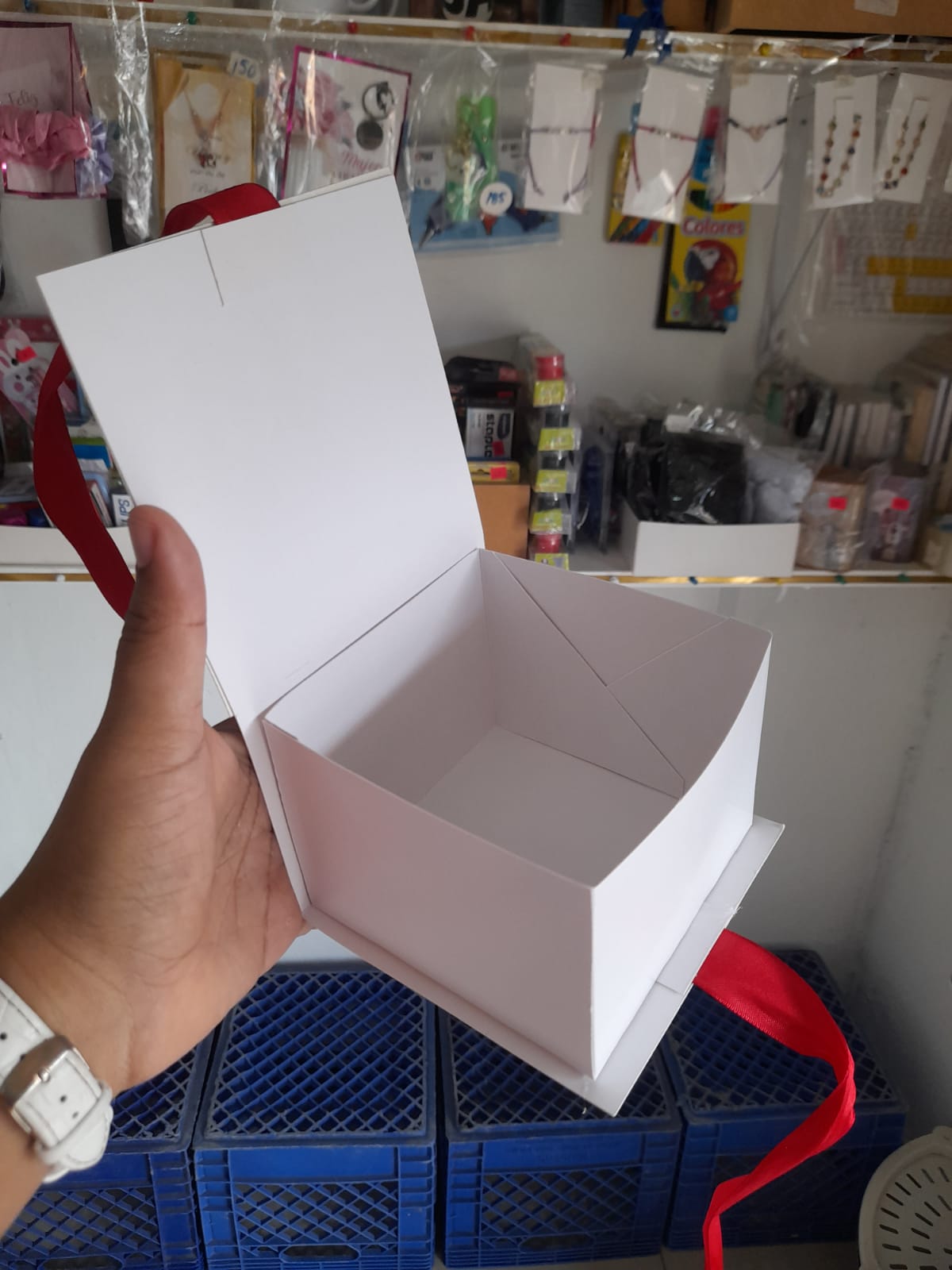Caja libro para taza