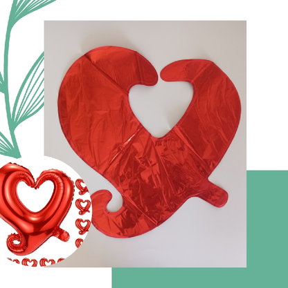 7.6 Globos temático san valentin BSA