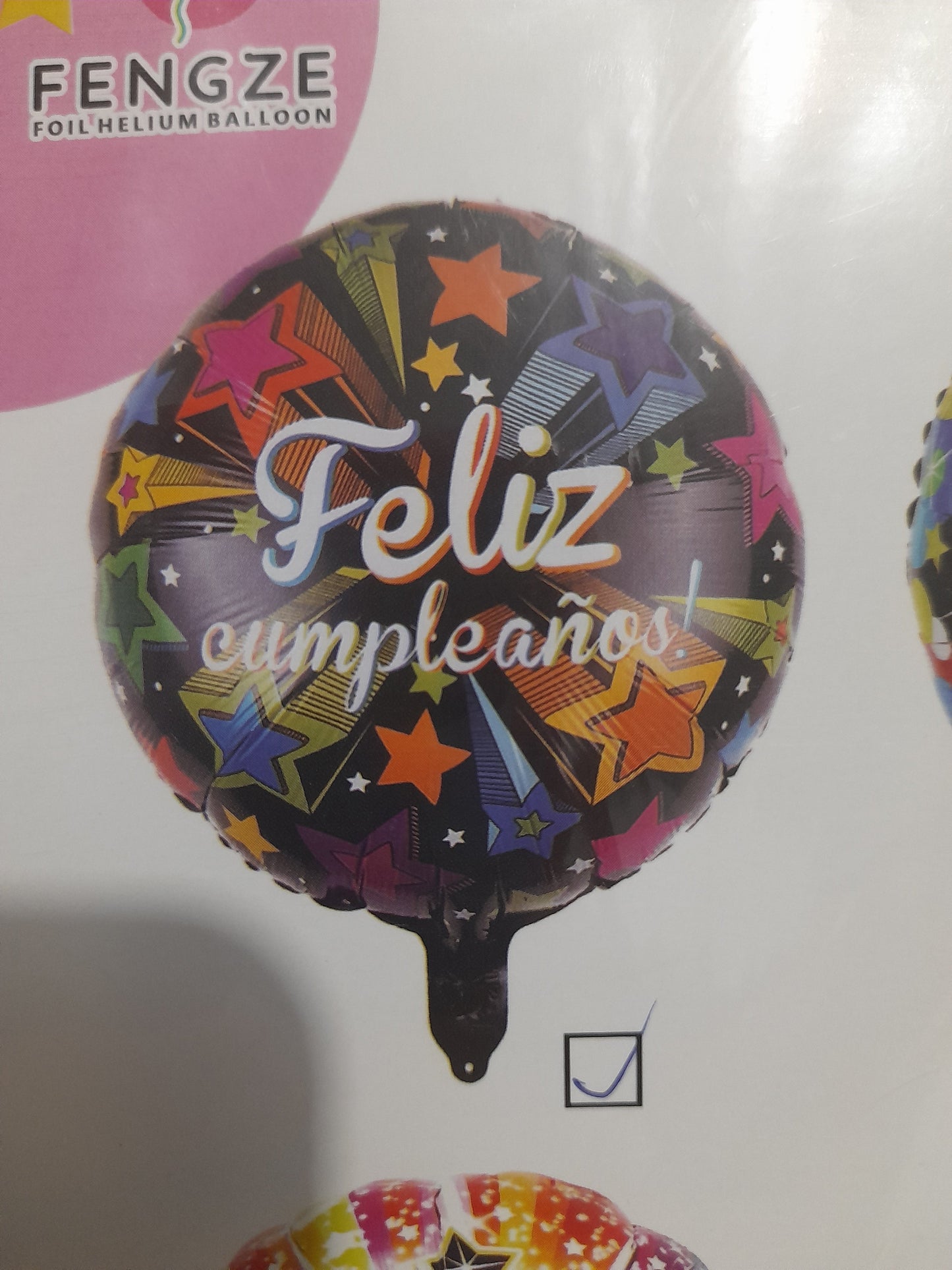 7.6 Globos feliz cumple de 18 pulg