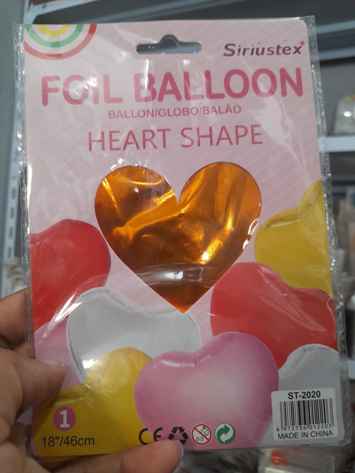 7.6 Globos de 18 pulgadas