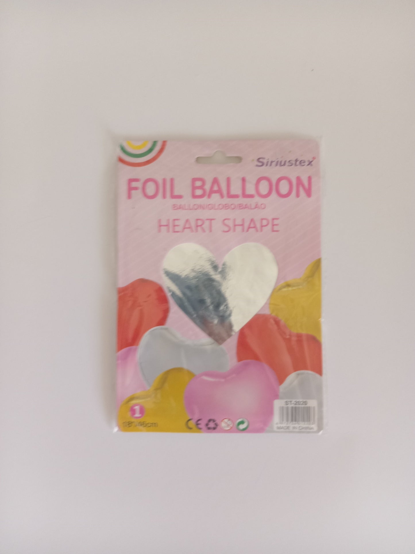 Globos corazón, 18 pulg. BSA