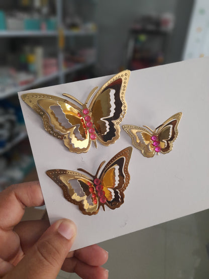 Mariposas de 3 tamaños DMF