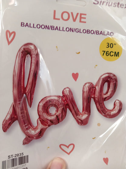7.6 Globos temático san valentin BSA