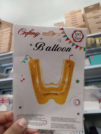 7.6 Globo de letra 16 pulg