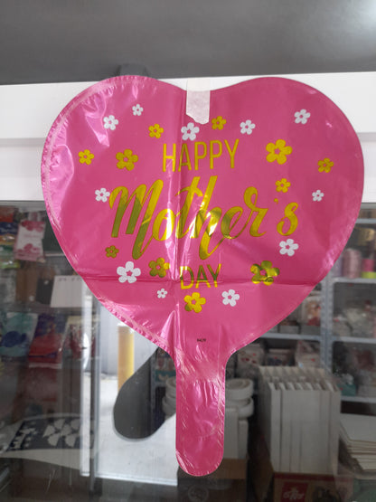7.6 Globos metálicos 9 pulg motivo de las madres 1.8M