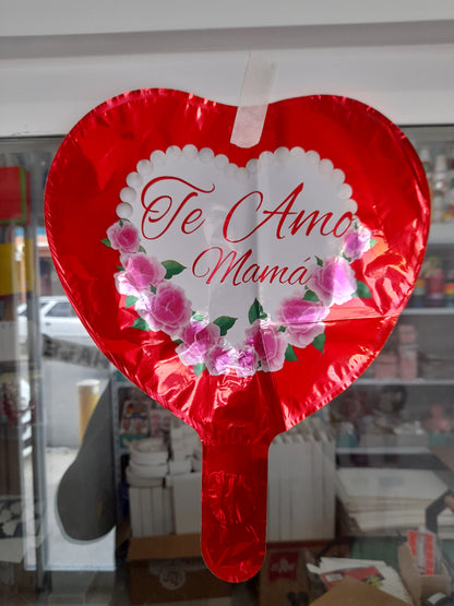 7.6 Globos metálicos 9 pulg motivo de las madres 1.8M