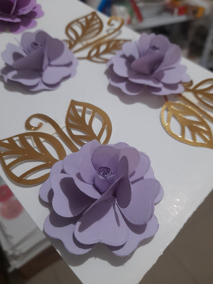 Rosas de Papel 2 Pulgadas