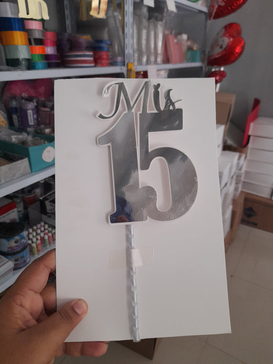 15A topper 4 pulg alto 6 pulg.