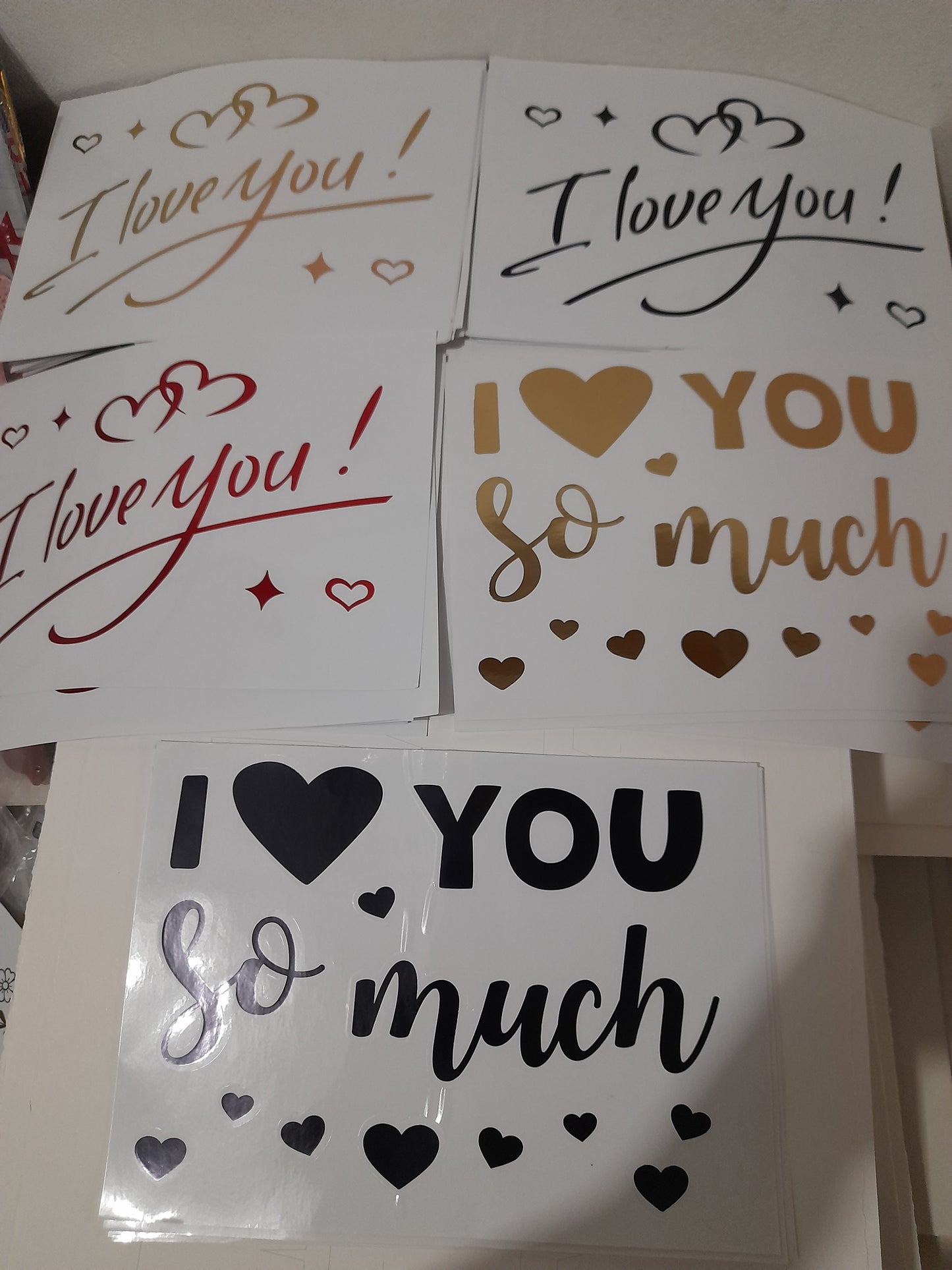 DV Vinil para globos love you BSA 1.8M