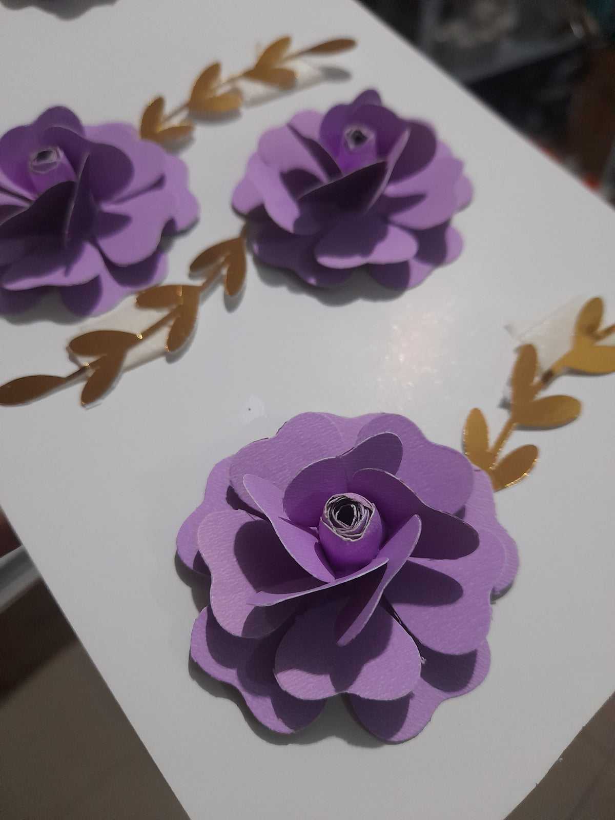 Rosas de Papel 2 Pulgadas