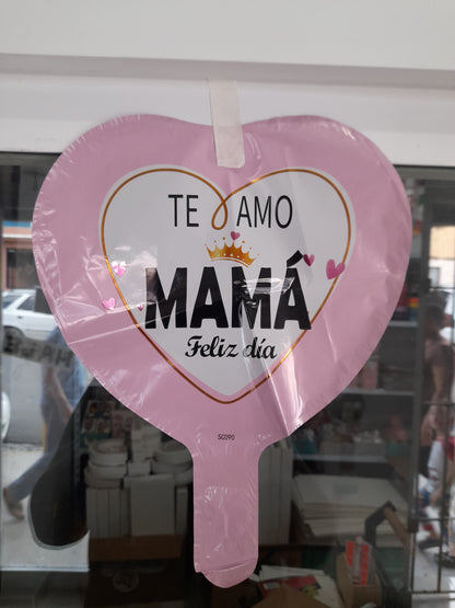 7.6 Globos metálicos 9 pulg motivo de las madres 1.8M