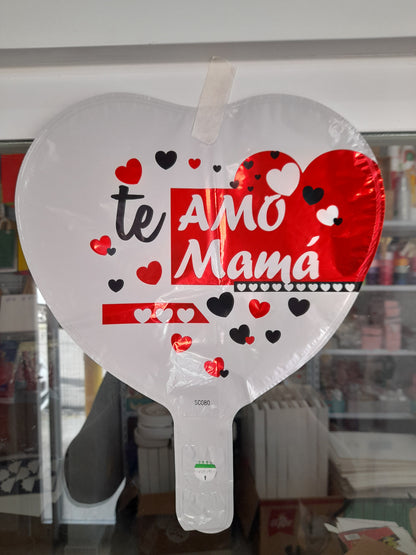 7.6 Globos metálicos 9 pulg motivo de las madres 1.8M