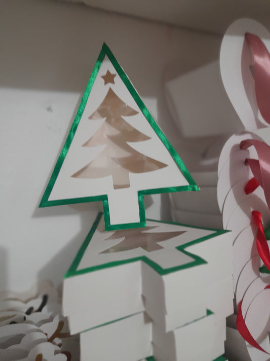 Caja arbolito navideño