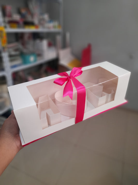 CL caja de letra M❤M 14x4.5x4.5 ventana en L (1.8M)