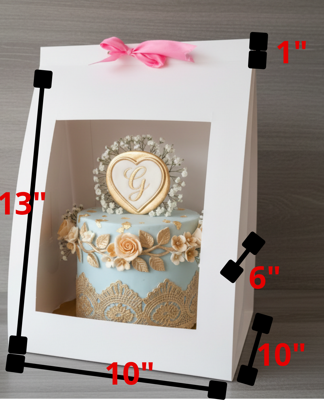 Caja triangula para mini cake CG2 MMA