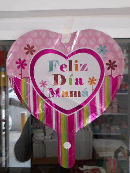7.6 Globos metálicos 9 pulg motivo de las madres 1.8M
