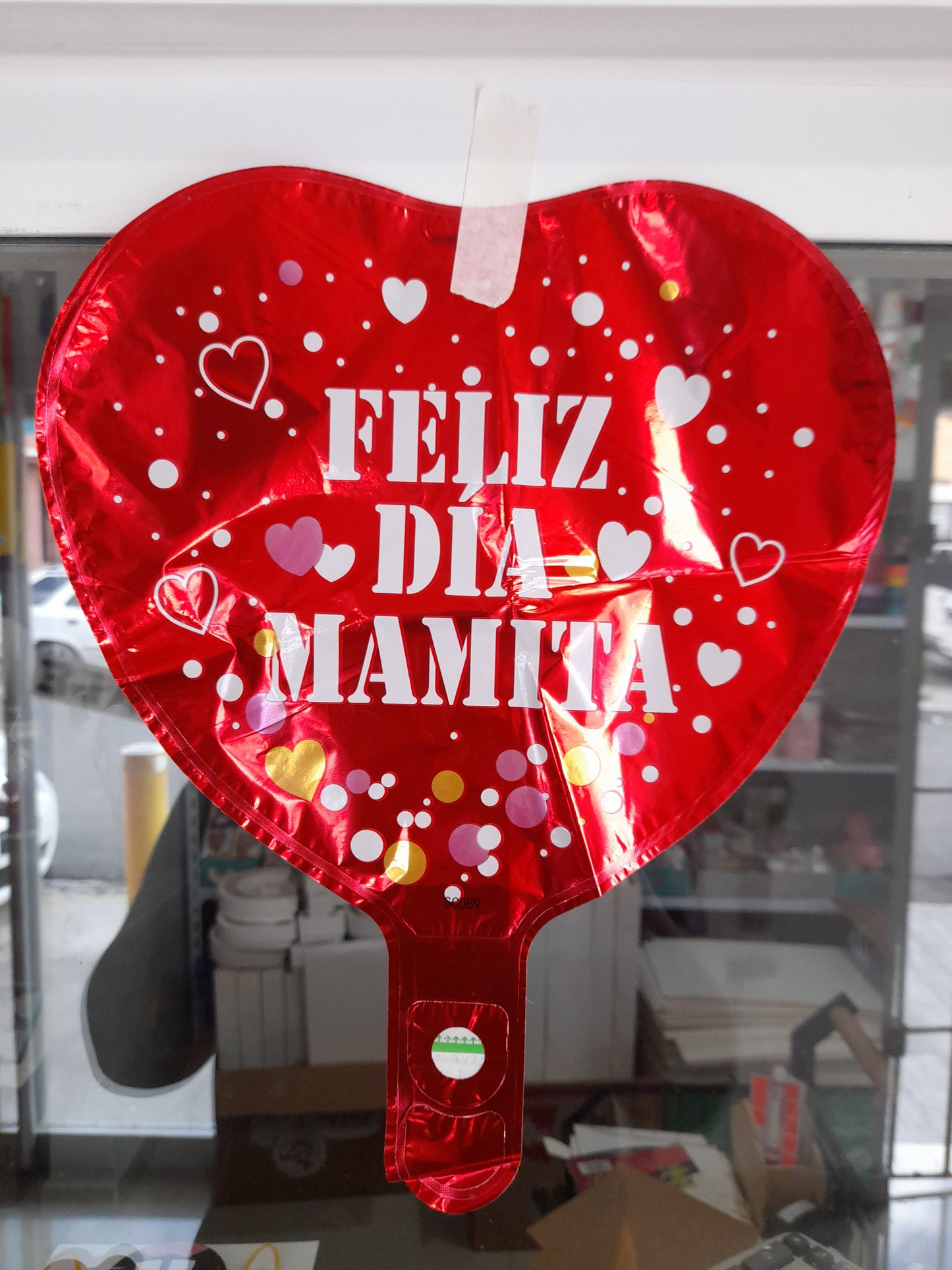 7.6 Globos metálicos 9 pulg motivo de las madres 1.8M