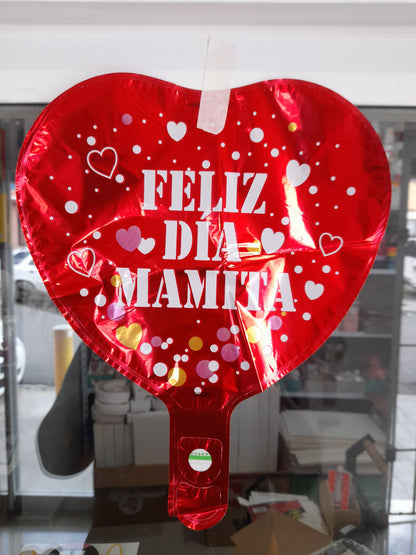 7.6 Globos metálicos 9 pulg motivo de las madres 1.8M