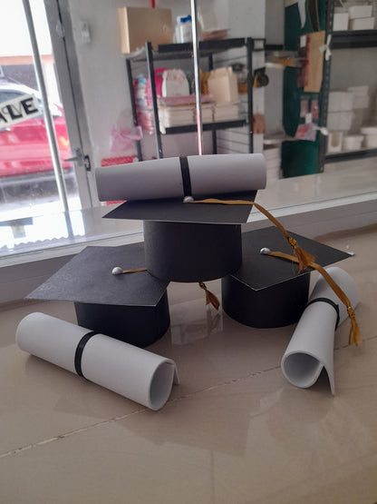 1.3G Birrete y diploma 3d