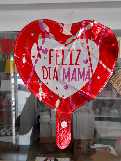 7.6 Globos metálicos 9 pulg motivo de las madres 1.8M