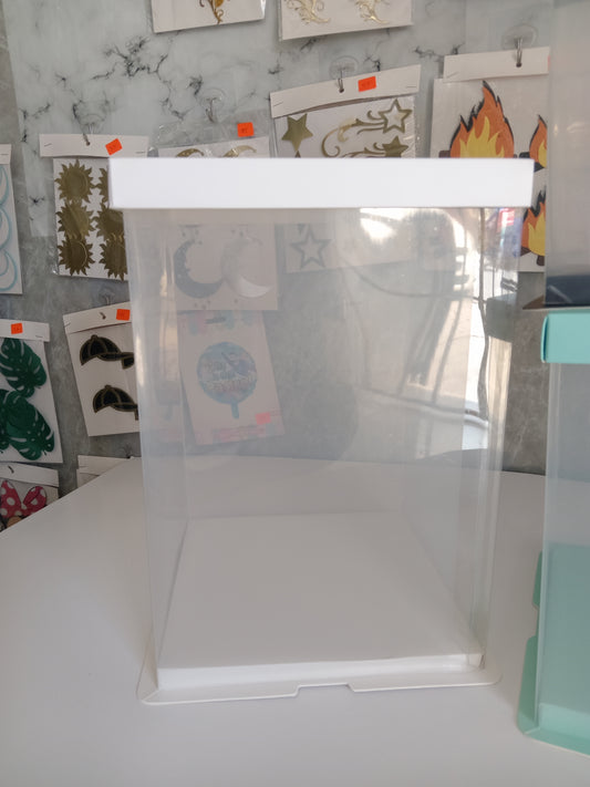 Caja exclusiva transparente 32x22x22