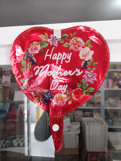 7.6 Globos metálicos 9 pulg motivo de las madres 1.8M
