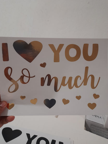 DV Vinil para globos love you BSA 1.8M