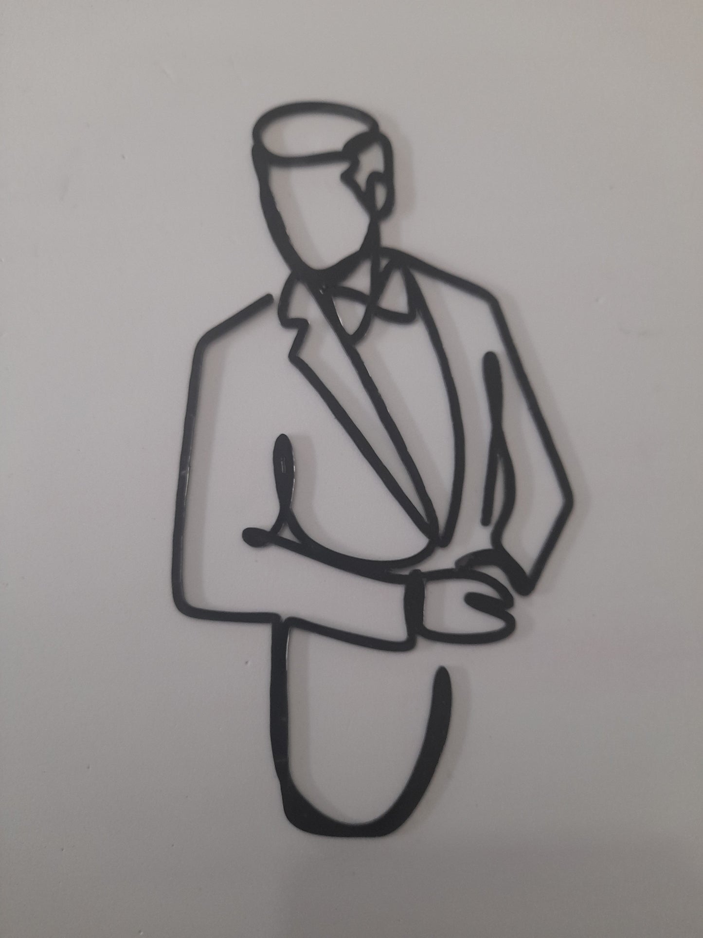 Acrílico masculino DPM